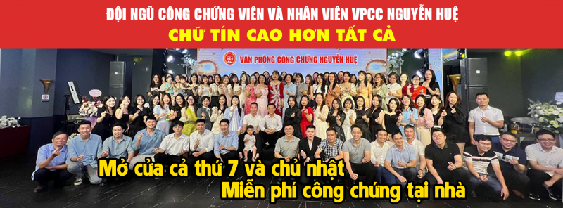Danh sách văn phòng công chứng