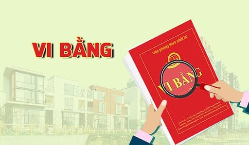 vi bằng và công chứng 