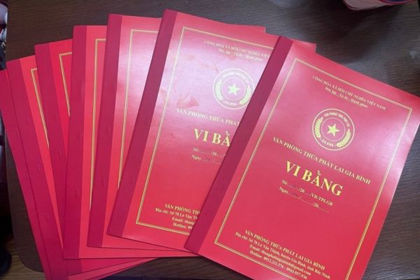 vi bằng thỏa thuận ngoài tòa án