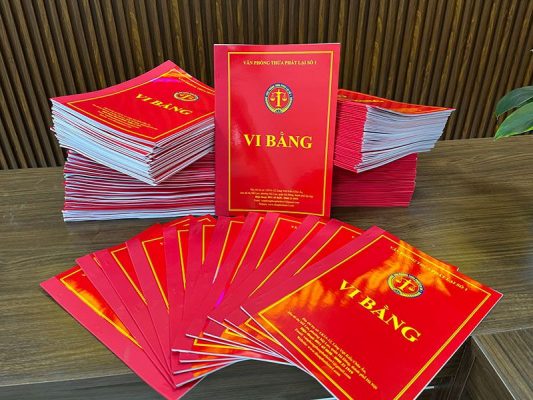 lập vi bằng ở đâu