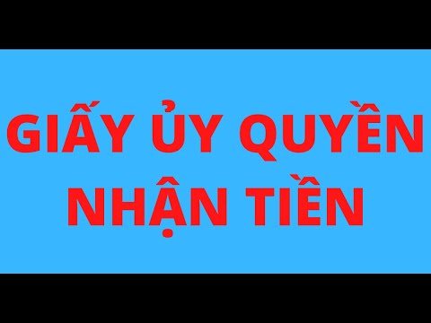 công chứng giấy ủy quyền nhận tiền có bắt buộc không