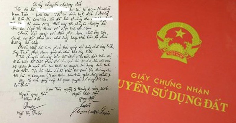 đất giấy tay