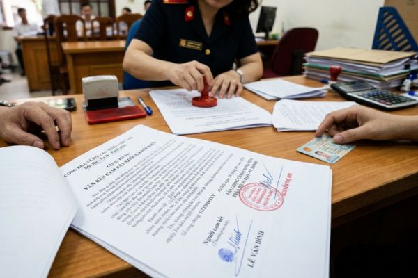 công chứng phân chia tài sản